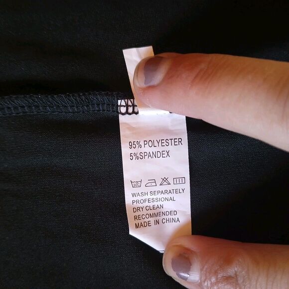 Stretchy Leggings With Floral Lace Side Cutouts Size 3XL Dark Romance - Picture 9 of 12